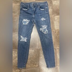Distressed 12short jeggings